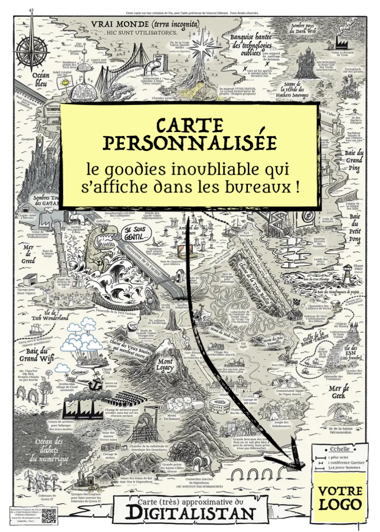 Carte du Digitalistan Personnalisée