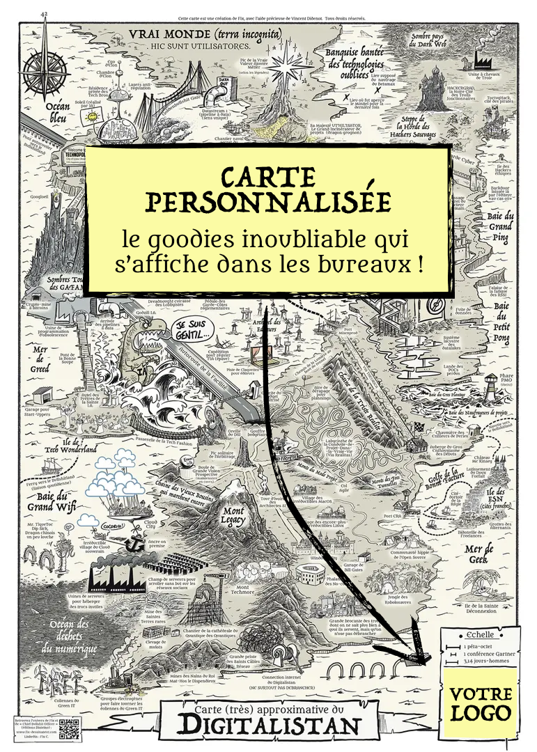 Carte du Digitalistan Personnalisée