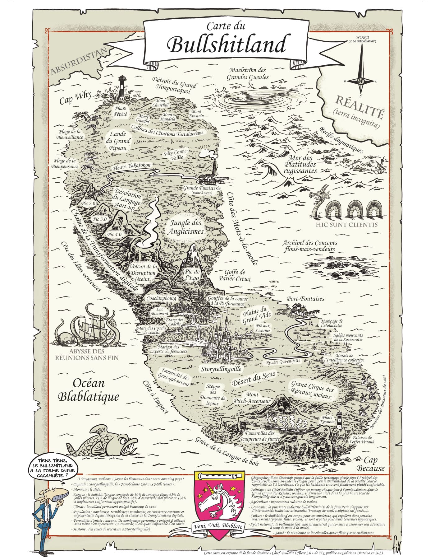 Carte du Bullshitland